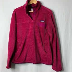 Beautiful and soft Patagonia Pink Magenta Pullover Sweatshirt XL.